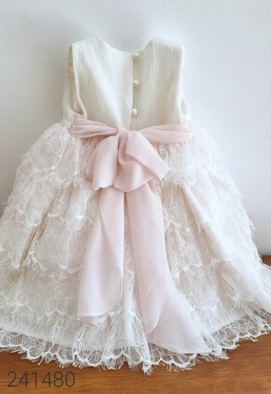 Βαπτιστικό φορεμα baby pink